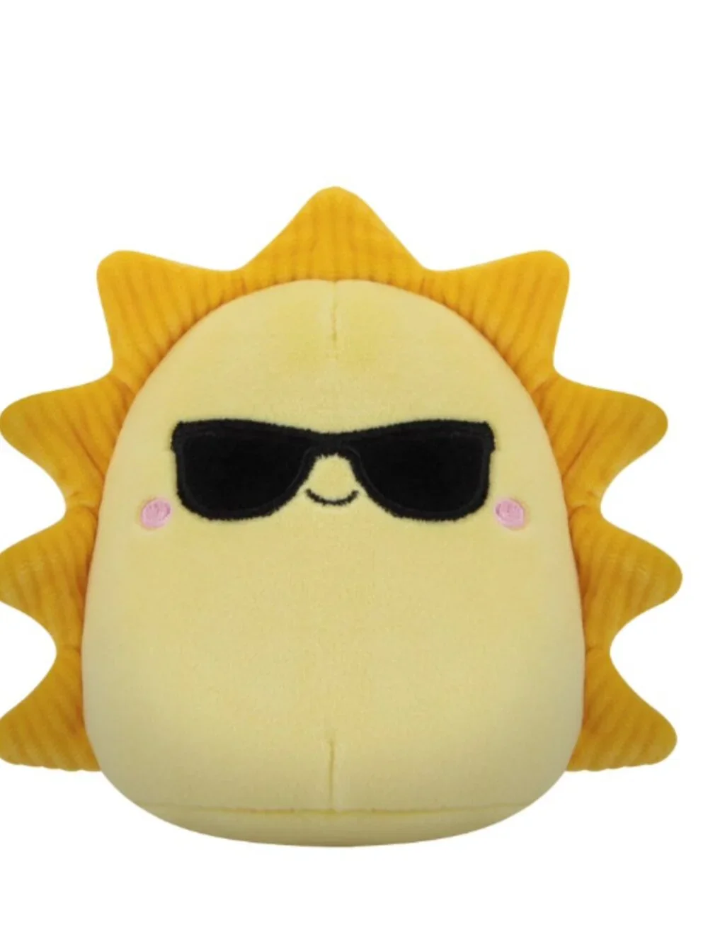 Squishmallows 3.5in Dog Toy 2-Pack Squeaky Planet & Sun Plush Pet Toys